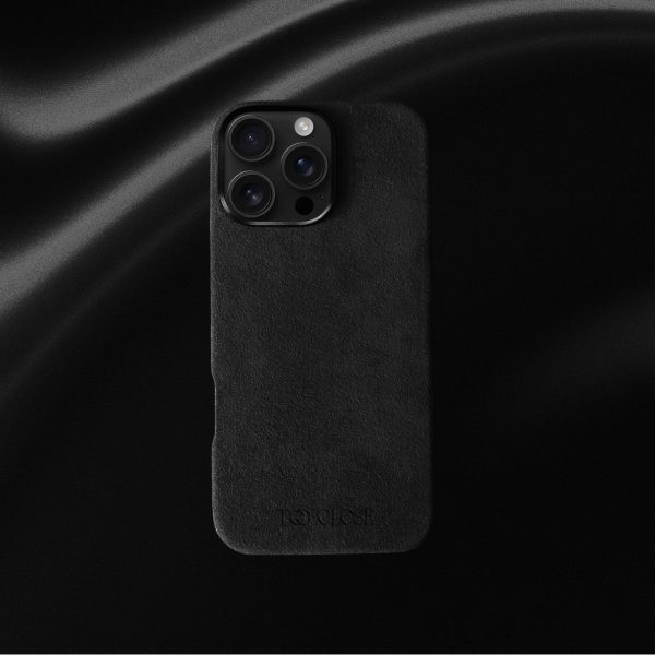 Obsidian Touch Alcantara iPhone Case