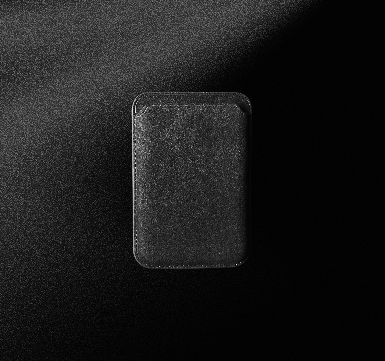 Portofel MagSafe Alcantara® Graphite Shadow