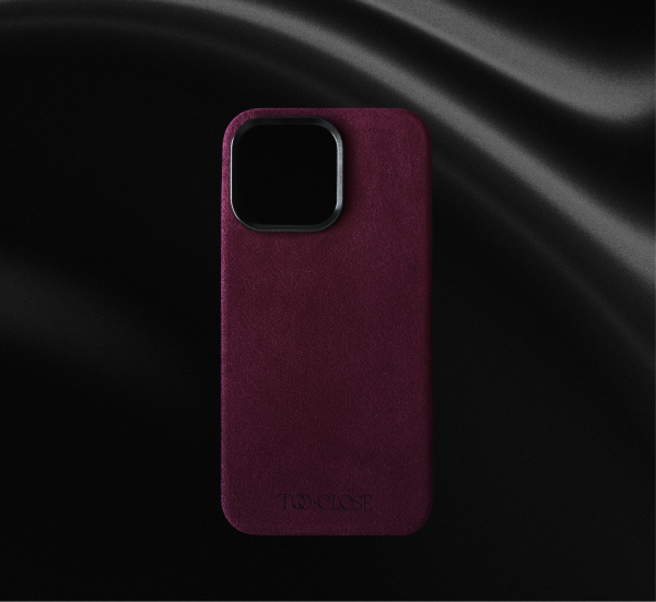 iPhone Alcantara® Magsafe Husă - Velvet Noir