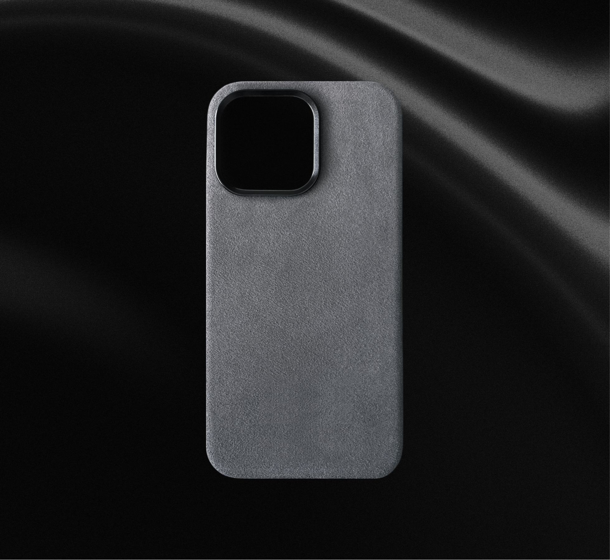 14 PRO - iPhone Alcantara® MagSafe Husă Silver Haze