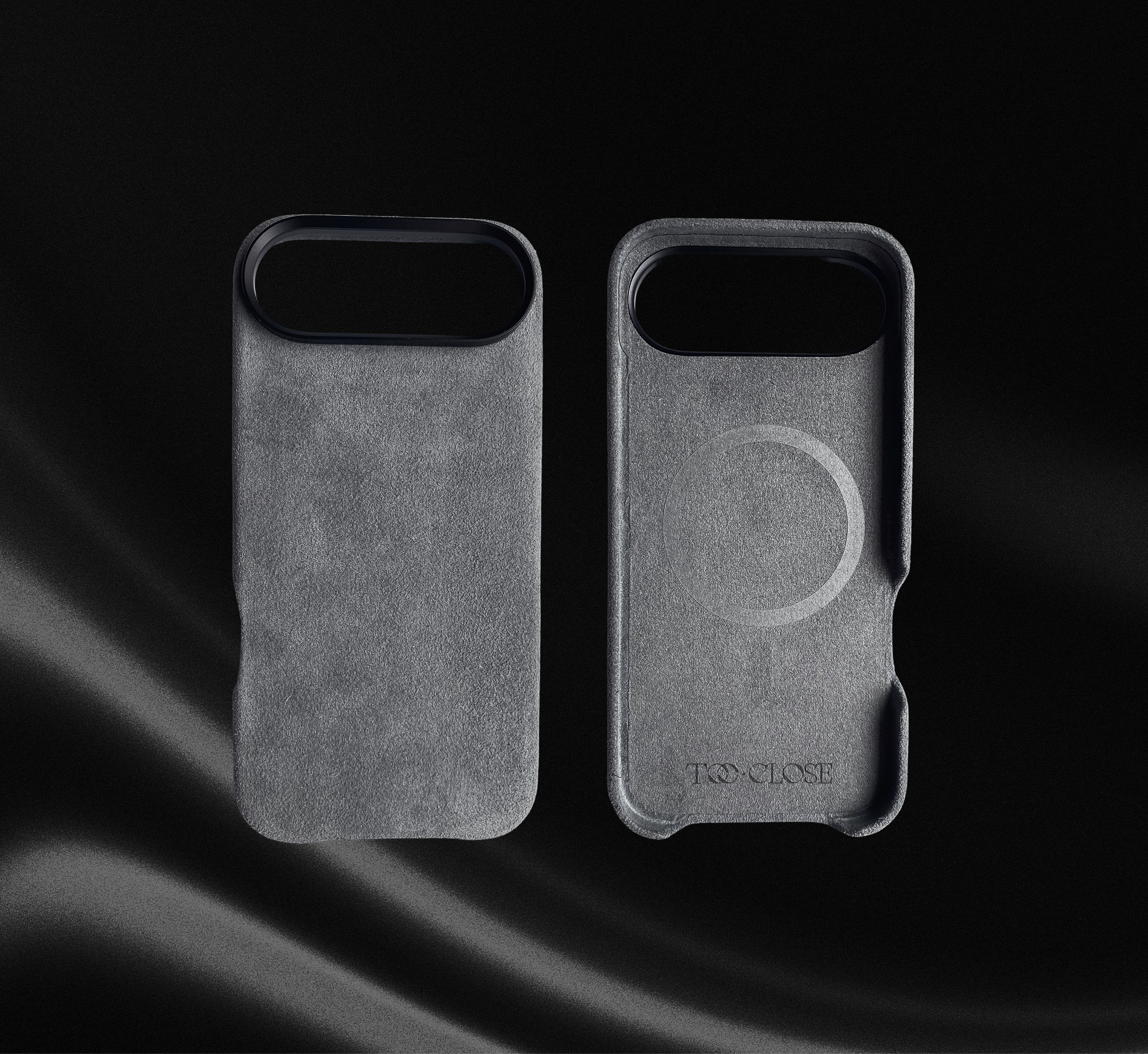 17 AIR – iPhone Alcantara® MagSafe Husă Silver Haze