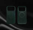 17 PRO MAX – iPhone Alcantara® MagSafe Husă Emerald Veil