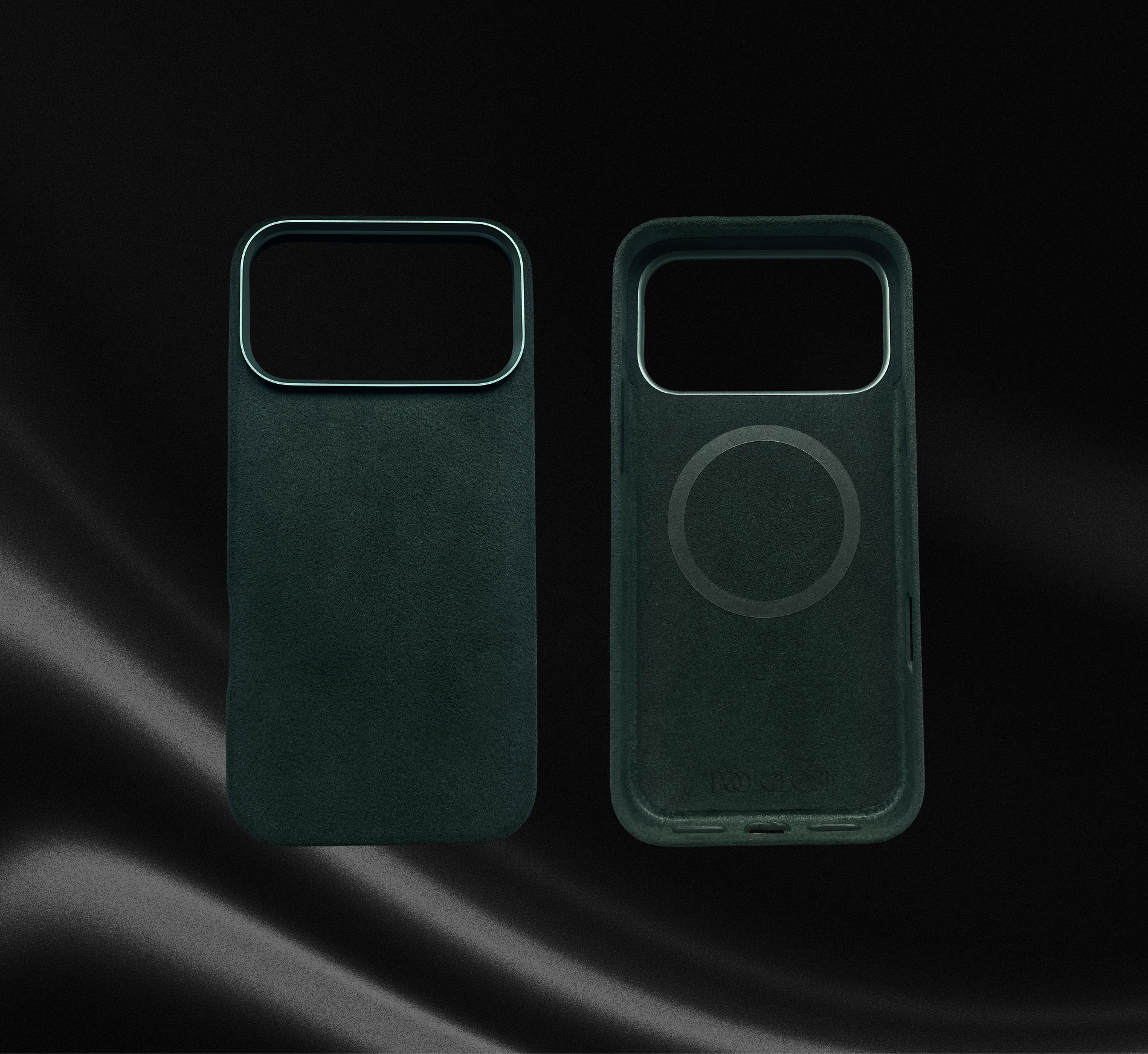 17 PRO MAX – iPhone Alcantara® MagSafe Husă Emerald Veil