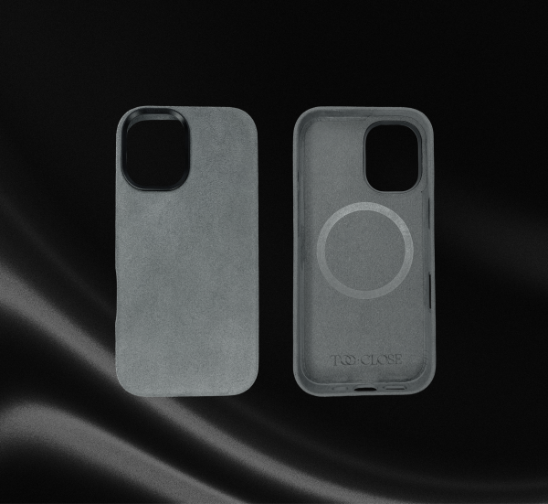 17 – iPhone Alcantara® MagSafe Husă Silver Haze